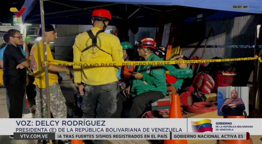 Dois brasileiros morrem em terremotos na Venezuela, diz Itamaraty