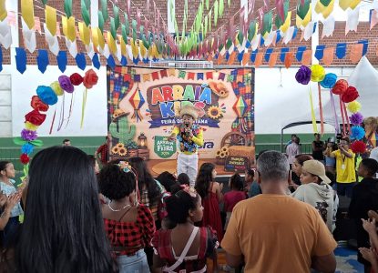Primeiro Arraiá Kids é marcado por entretenimento e forró em Feira de Santana