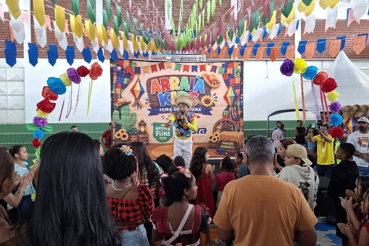 Primeiro Arraiá Kids é marcado por entretenimento e forró em Feira de Santana