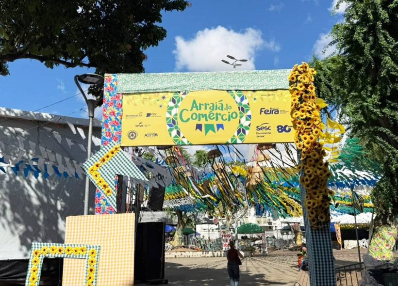 Arraiá do Comércio 2026 chega ao último fim de semana com transmissão da estreia da Seleção Brasileira na Copa do Mundo