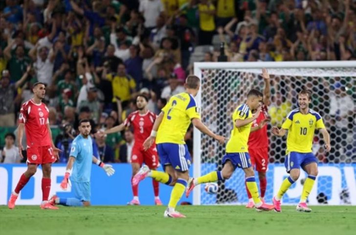 Suécia goleia Tunísia e assume liderança do Grupo G da Copa do Mundo 2026