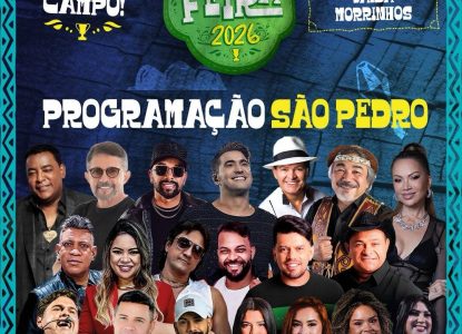 Divulgada programação completa do São Pedro no Arraiá de Feira 2026; confira