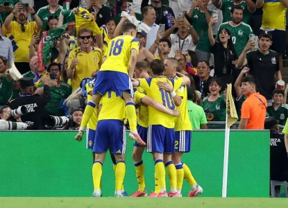 Suécia goleia Tunísia e assume liderança do Grupo G da Copa do Mundo