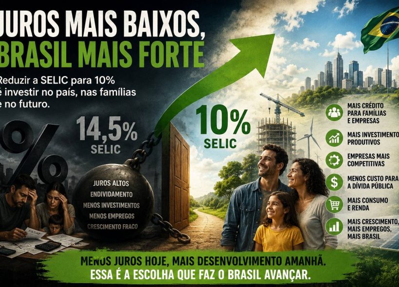 Como seria a economia brasileira com uma taxa Selic de 10%?