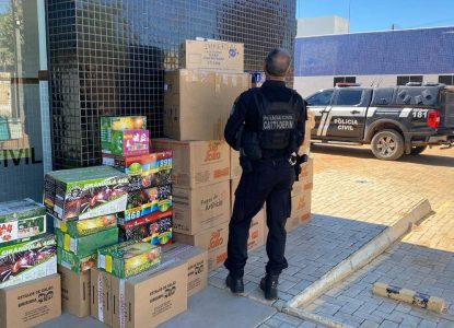 32 mil fogos de artifício clandestinos são apreendidos em dois dias de fiscalização no interior baiano