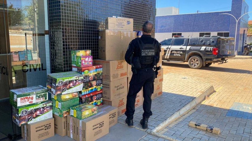 32 mil fogos de artifício clandestinos são apreendidos em dois dias de fiscalização no interior baiano