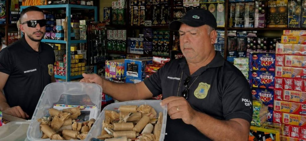 24 mil fogos de artifício irregulares e artesanais são apreendidos na região de Alagoinhas