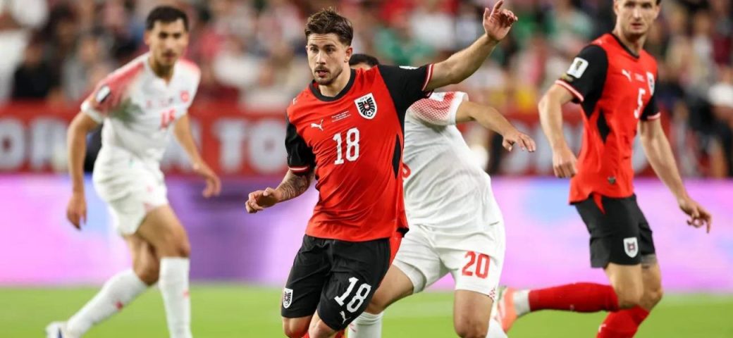 Áustria bate Jordânia e volta a vencer na Copa do Mundo após quase 40 anos