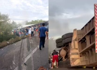 Colisão entre caminhão e van na BR-116 deixa 16 mortos; motorista responderá por homicídio doloso