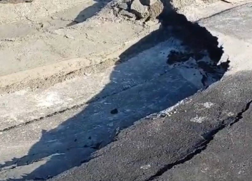 BR-324 tem novo afundamento e volta a ser interditada no sentido Feira de Santana