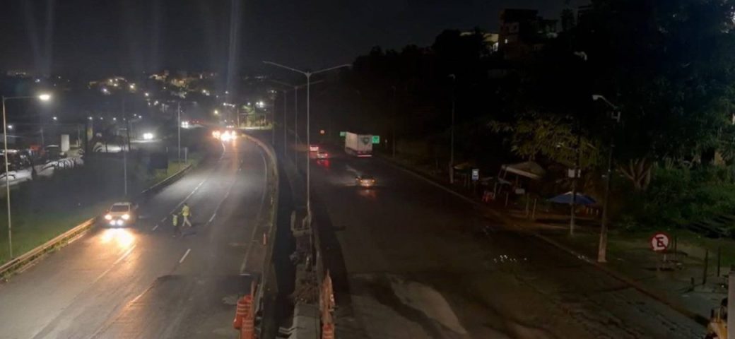 Após dias de reparos, BR-324 tem pistas totalmente liberadas em trecho de Simões Filho