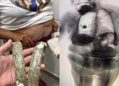 Idosa é presa após esconder drogas na roupa para entrar em presídio da Bahia