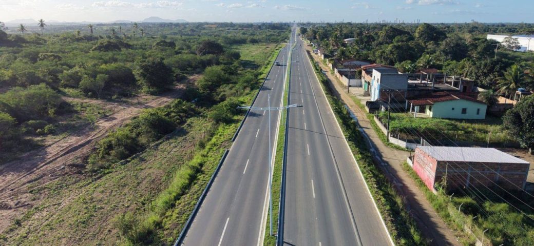 Duplicação de trecho da BA-502 amplia mobilidade entre Feira de Santana e São Gonçalo dos Campos