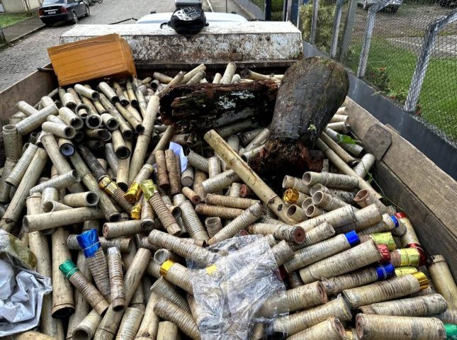 Mais de três toneladas de artefatos explosivos são incineradas em Cruz das Almas