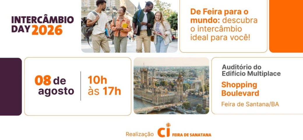 Feira de Santana recebe evento sobre intercâmbio com especialistas internacionais e palestras gratuitas