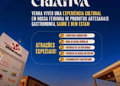 Shopping Millenium, em Feira de Santana, recebe espaço para economia criativa, arte, saúde e bem-estar