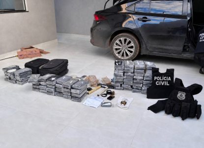 81kg de drogas avaliadas em R$ 2,1 milhões são apreendidas em Euclides da Cunha