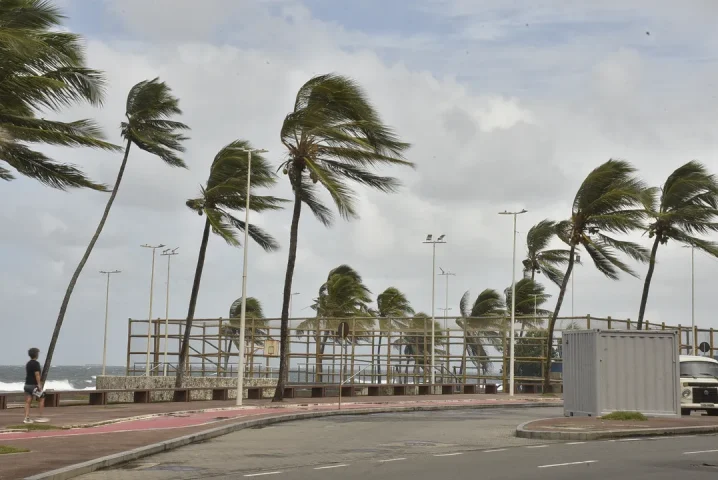 Vendaval: Quase 200 cidades da Bahia entram em alerta para ventos de até 60 km/h; veja lista