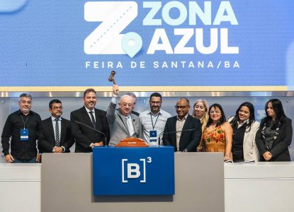 Leilão na Bolsa de Valores define consórcio para administração da zona azul de Feira de Santana