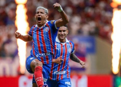 Bahia vira sobre o Internacional e entra no G-5 do Brasileirão