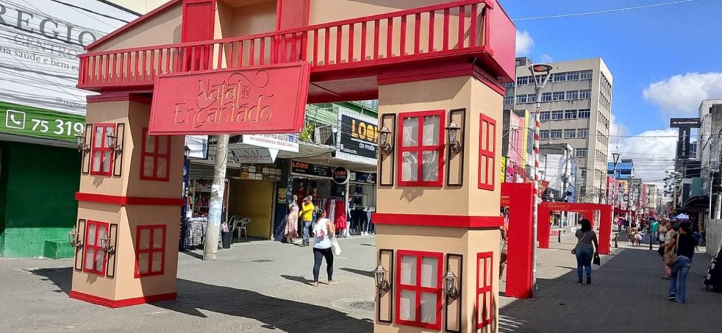 Saiba detalhes da decoração natalina em Feira de Santana