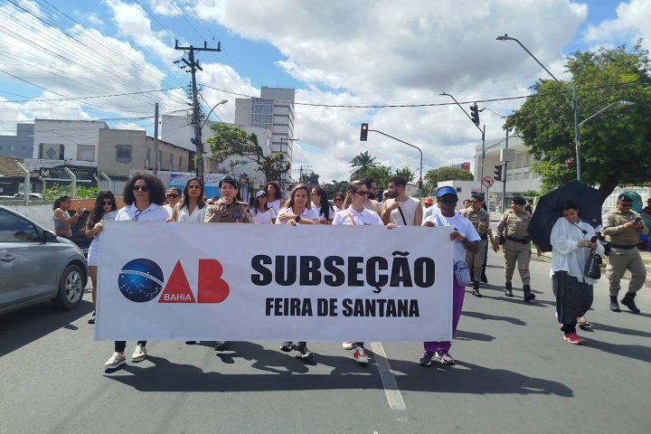 OAB Feira de Santana promove 5ª Caminhada do Agosto Lilás com apoio da Secretaria da Mulher