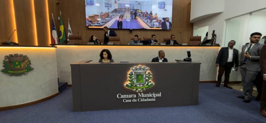 Tecnologia e modernização das atividades legislativas marcam retorno das sessões na Câmara de Feira de Santana