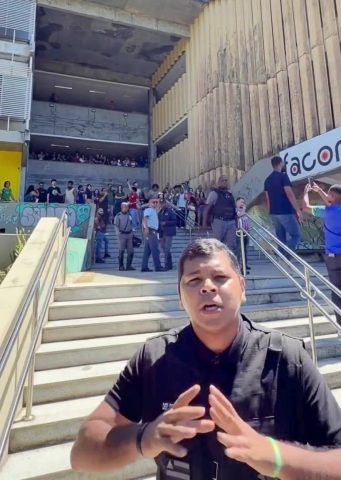 Deputado estadual pela Bahia e candidato à reeleição entra em universidade e protagoniza confusão que vira caso de Polícia