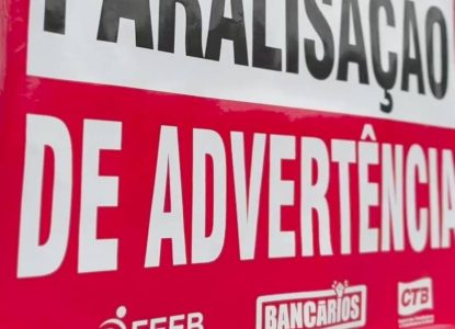 Bancários fazem paralisação nacional de 24 horas nesta quinta, 20