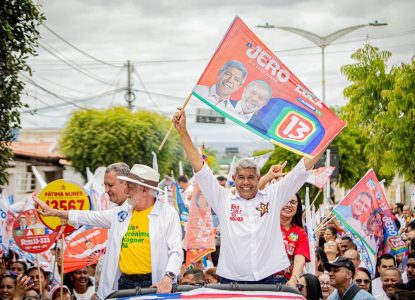 Jerônimo Rodrigues cruza cinco cidades da região sisaleira em campanha à reeleição na Bahia