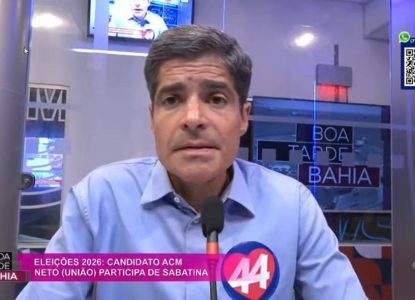 ACM Neto diz que interior da Bahia será prioridade do governo caso seja eleito
