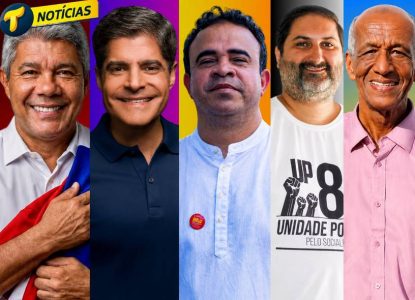 Candidatos ao Governo da Bahia deram início as campanhas de rua neste domingo, 16