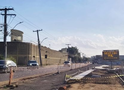 Obras de duplicação da Avenida Artêmia Pires causam interdição de novo trecho a partir desta terça, 15