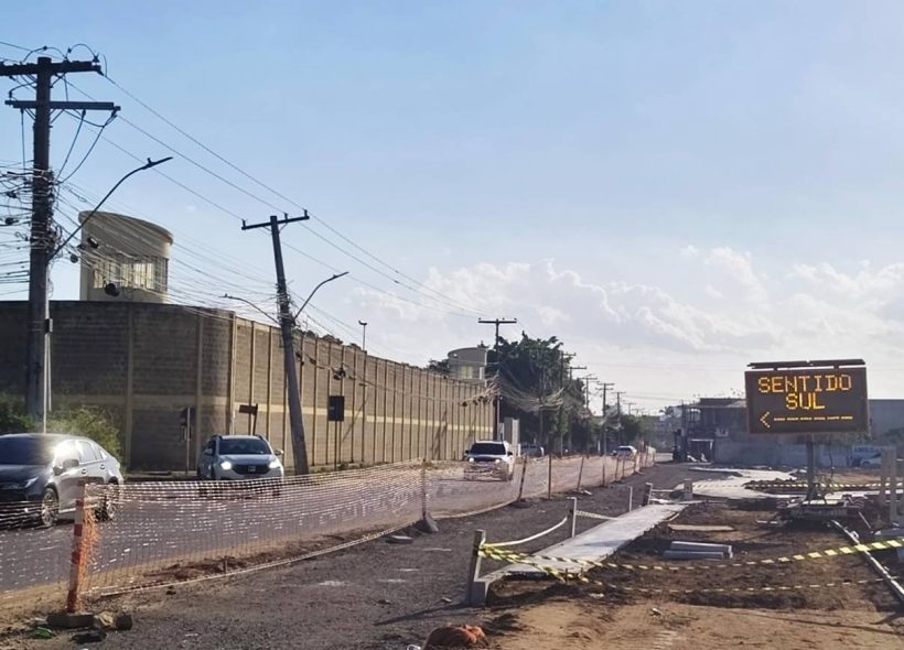 Obras de duplicação da Avenida Artêmia Pires causam interdição de novo trecho a partir desta terça, 15