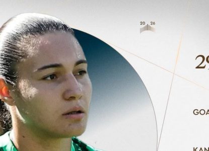 Goleira Lorena é indicada nas categorias de melhor goleira e melhor jogadora na Bola de Ouro