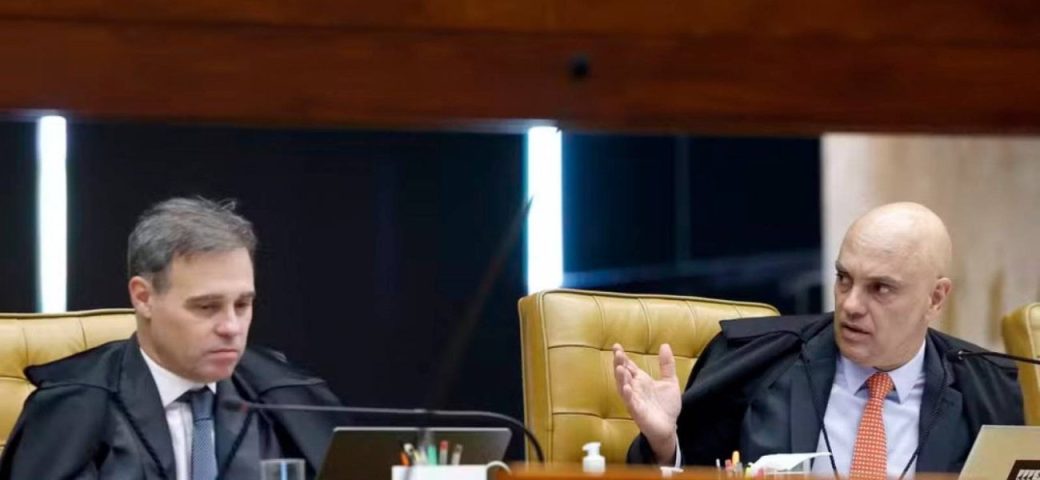“Isso é mentira”: Alexandre de Moraes e André Mendonça batem boca durante julgamento do STF sobre caso Master