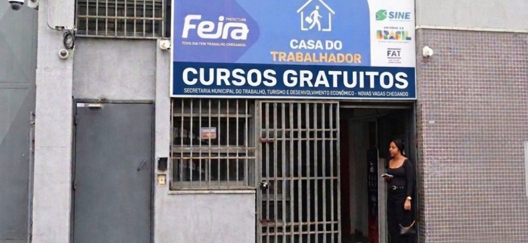 Casa do Trabalhador em Feira de Santana abre inscrições nesta quarta, 23, para 70 vagas em cursos gratuitos