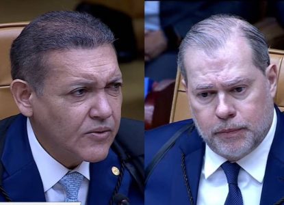 Kassio Nunes Marques e Dias Toffoli declaram impedimento e suspeição em julgamento sobre Alexandre de Moraes e Daniel Vorcaro