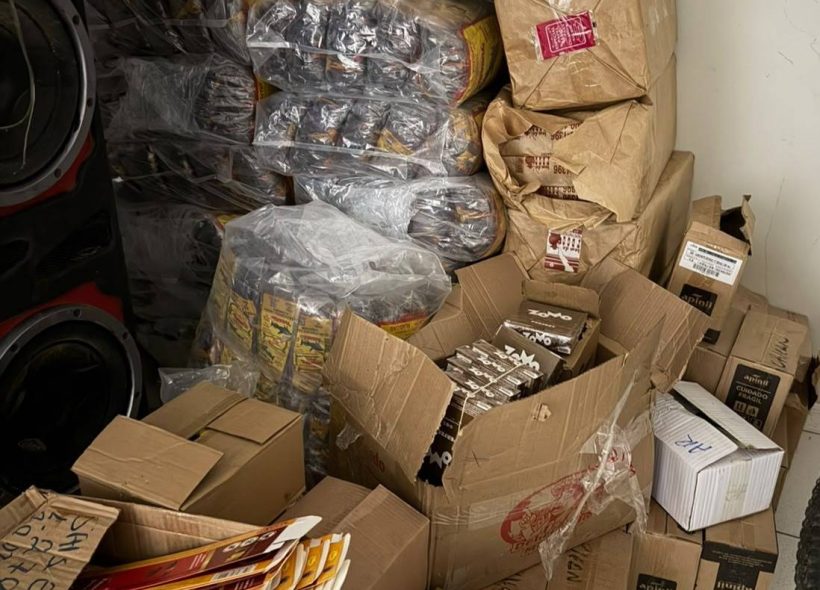 Capim Grosso: Polícia Militar apreende carga ilegal de produtos contrabandeados