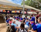 Pacientes da Santa Casa de Feira de Santana participam de atividades durante passeio na Expofeira 2026