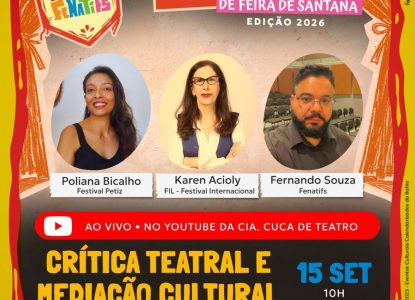Atividades formativas online do 18º Fenatifs começam nesta terça, 15