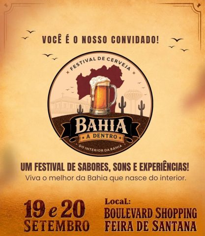 Festival reunirá 16 fábricas de cerveja artesanal e promoverá 12 horas de rock e samba em Feira de Santana