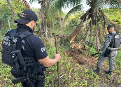 Polícia baiana alcança integrante de facção suspeito de vender armas e desmonta laboratório de cocaína