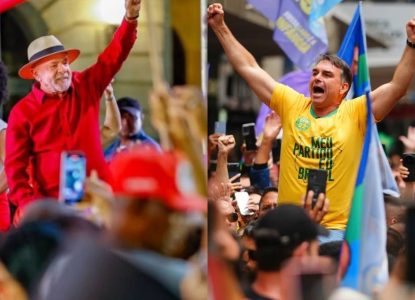BTG/Nexus: Lula soma 46% das intenções de voto em eventual segundo turno; Flávio Bolsonaro tem 44%