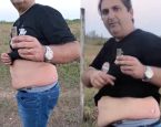 Candidato ao governo da Bahia, Aroldo Félix é atingido por bala de borracha durante manifestação em Salvador