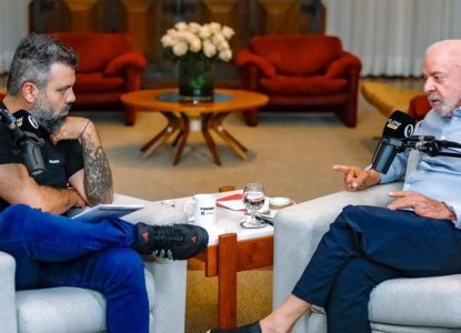 Lula bate recorde histórico de audiência no Flow Podcast após cancelamento do debate da Globo