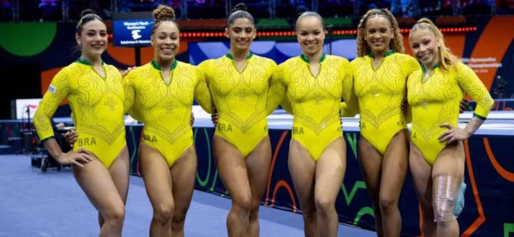 Rebeca Andrade lidera classificatória no salto e Brasil garante cinco finais no Mundial de Ginástica
