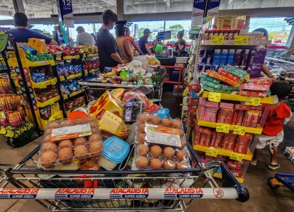 Associação de supermercados associa aumento no consumo de alimentos no Brasil ao fim das bets