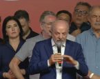 Após eleição ir ao segundo turno, Lula diz que acredita na vitória sobre Flávio Bolsonaro