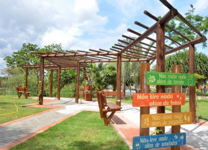 Parque Municipal Erivaldo Cerqueira é interditado temporariamente devido enxame de abelhas